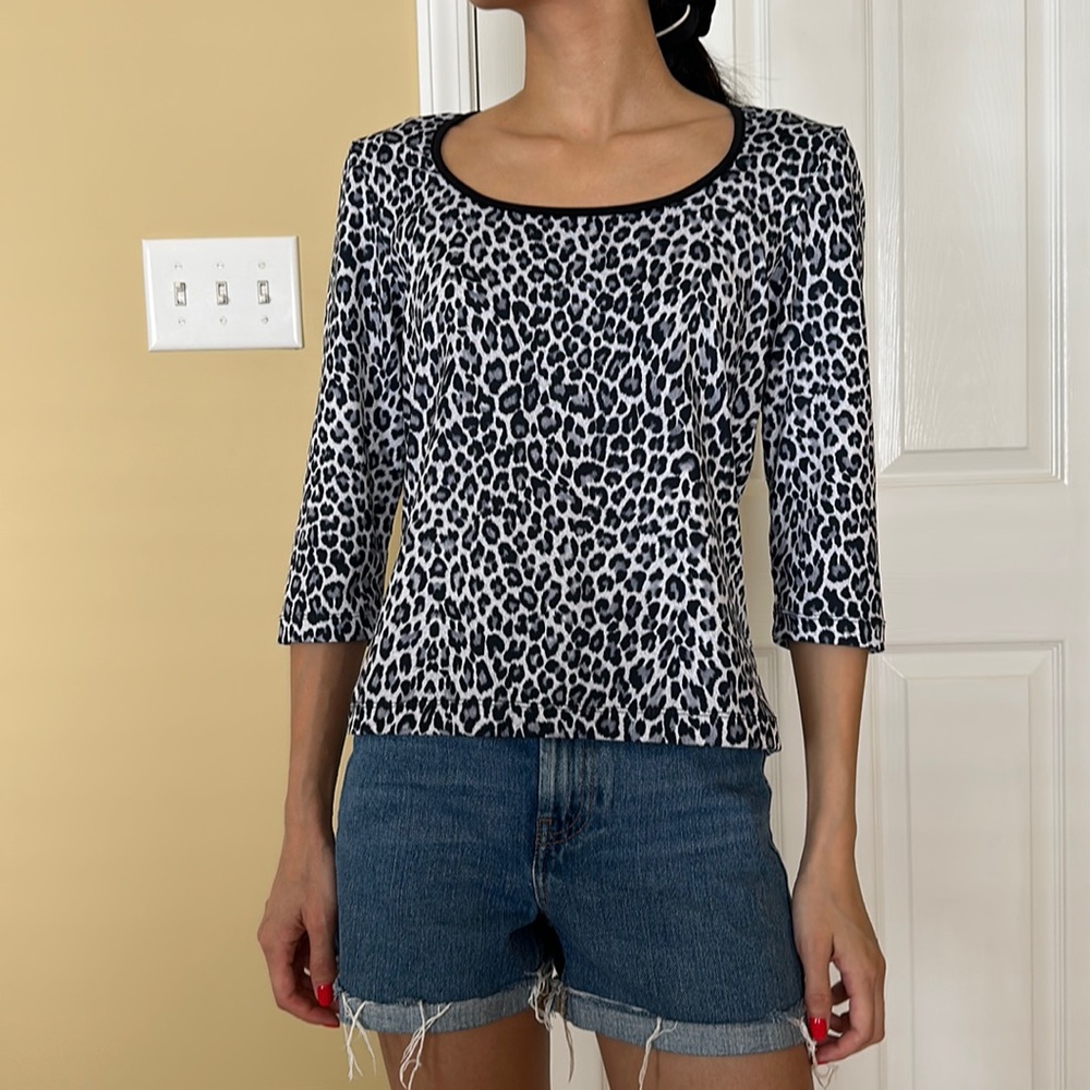 Cheetah print top